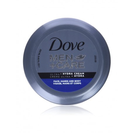 Dove Men Ultra Hydra Cream - Crema Multifuncional para Rostro, Manos y Cuerpo - 250ml