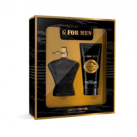 Estuche G for Men Deep Black - Eau de Toilette - Inspirada en Le Male Parfum - 100ml
