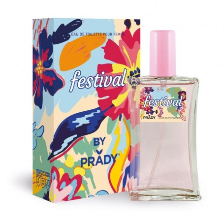 Festival Femme - Eau de Toilette para Mujer - Colonia para Mujer - Oriental Vainilla con notas de Limón y Anís - 90 ml - Prady