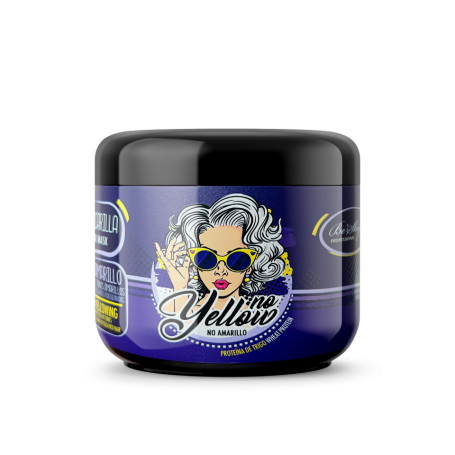 Be Shyne Mascarilla No Yellow Anti-Amarillo Matizante 400ml - Para Cabellos Rubios y Grises