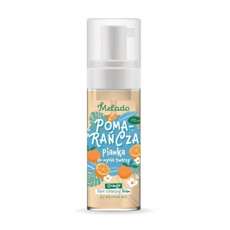 Espuma Limpiadora Facial de Naranja para Piel Normal a Seca - 170ml Melado - Hidratación y Luminosidad