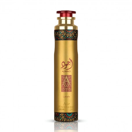 Ambientador Arabe Ajwad 300ml - Lattafa -  Frescura Frutal y Floral con Toque de Vainilla y Ámbar