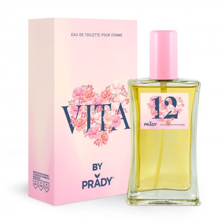 Vita  - Eau de Toilette para Mujer de 90ml,  Frescura Floral y Elegancia - Prady