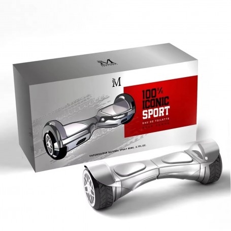 100% Iconic Sport Perfume para Hombre - Eau de Toilette para hombres - 80ml - Montage Brands