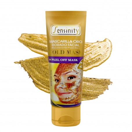 Mascarilla Oro - Peel Off Mask -130ml - Limpieza Profunda y Renovación Facial, Ideal para Todo Tipo de Piel