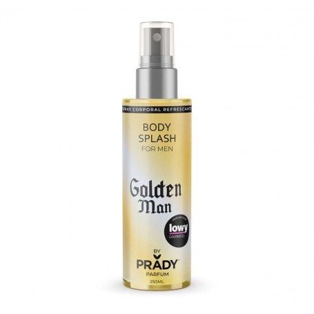 Body Splash - Golden Man - Fragancia Corporal para Hombres - 250ml