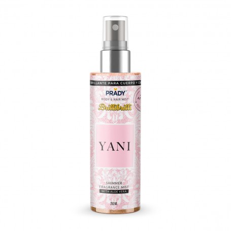 Body & Hair Shimmer Mist - Yani - Brillibrilli Loción Corporal y Capilar - 250ml