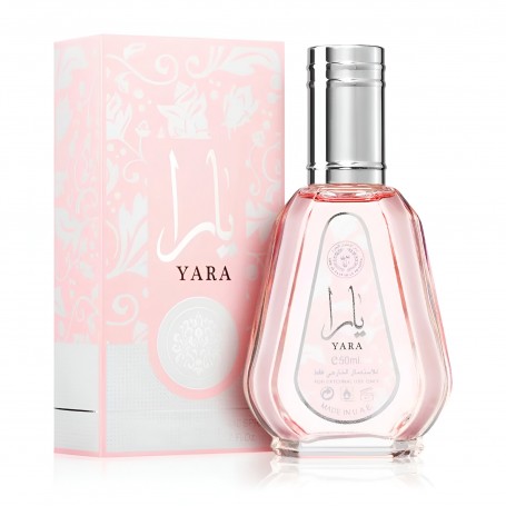 Yara Rosa Eau de Parfum, 50 ml - Fragancia Árabe - Duradera y Aromática - Ideal para Amantes de Perfumes Dulces y Florales