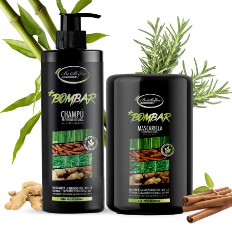 Pack Bombar:  Champú - 1000ml + Mascarilla 1000ml