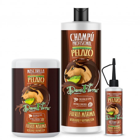 Pack DonaFlora  Pelazo: Champú - 1000ml + Mascarilla 1000ml + Tónico 70ml
