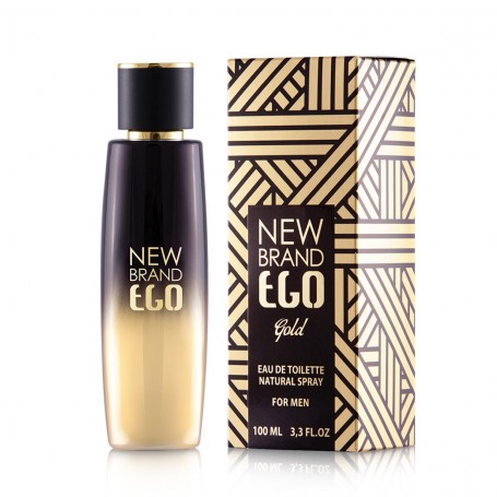 New Brand Ego Gold Perfume para Hombre - Eau de Toilette - 100ml