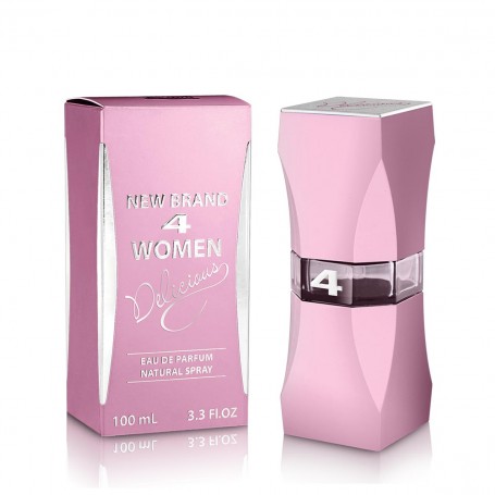 New Brand Prestige 4 Woman Delicious Perfume para Mujer - Eau de Parfum - 100ml