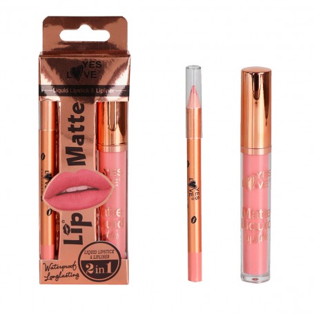 Lip Combo: Brillo de labios + Perfilador Nº 2 - Yes Love