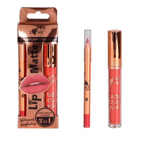 Lip Combo: Brillo de labios + Perfilador Nº 10 - Yes Love