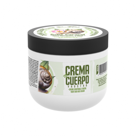 Crema Cuerpo y Rostro de Baba de Caracol - Hidrata y Regenera la Piel - 300ml - DonaFlora