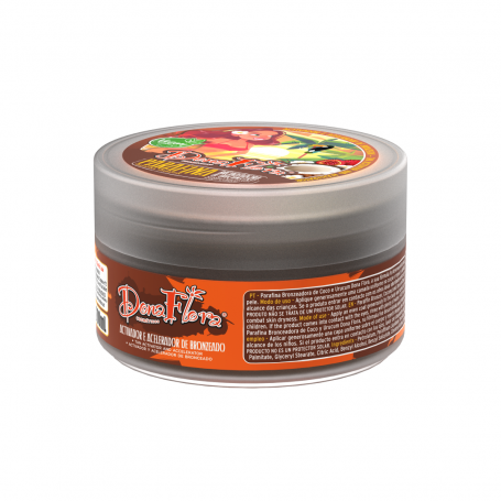 DonaFlora Parafina Bronceadora Dona Flora Coco y Urucum 200ml - Activador y Acelera el Bronceado - Resistente al Agua