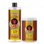 Pack Dona Flora Afro: Champú 1000ml + Mascarilla Capilar 1000ml