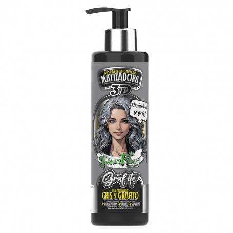 Mascarilla Matizadora 3D Grafite DonaFlora 300ml (Gris y Grafito)