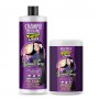 Pack DonaFlora Super Lisos: Champú 1000ml + Mascarilla Capilar 1000ml
